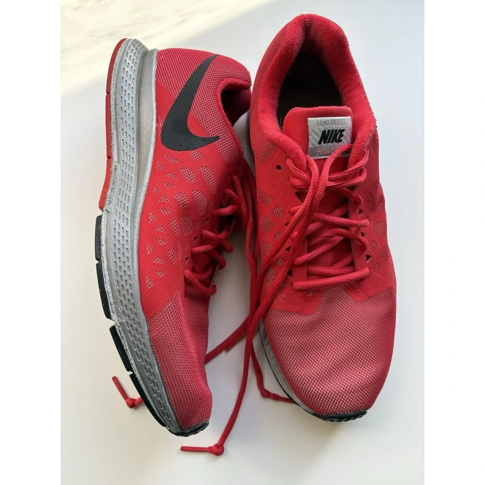 Nike Zoom Pegasus 31 H2O Repel Red Reflective Sneakers Running  Mens Size 9